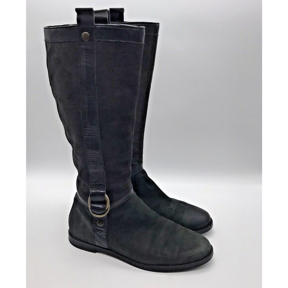 Cole Haan Shoes - Cole Haan Air Liberty  E10 D32274  Shoes Womens 7.5B Black Tall Equestrian Boots